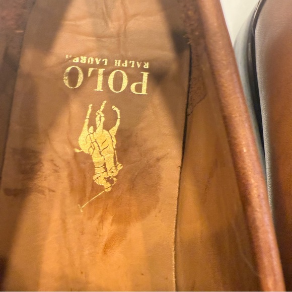 POLO RALPH LAUREN Alston Mens Penny Loafers Brown Size 7 D NEW See Description - Picture 5 of 12